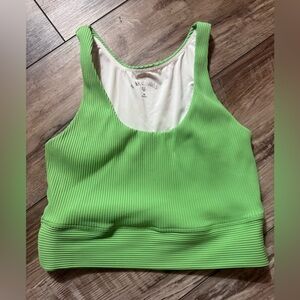 Year of Ours Vibrant Green Ribbed Tank